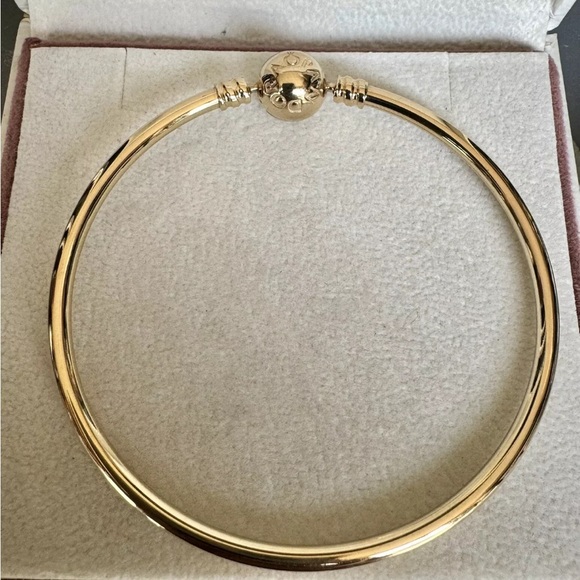 Pandora Jewelry - NEW ❗️Authentic Pandora 14K Solid Gold Bangle Bracelet 7.5 Inches